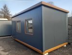 Pavilhão de Escritório 17m² (6x2,9m) – Design Moderno Antracite & Acabamentos em Madeira (Isolamento 100mm) - Image 5