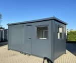 Contentor de Escritório e Habitacional 5x2,4m com Casa de Banho Completa e Duche (Isolamento 7,5cm)