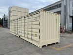 Contentor Marítimo 40 Pés High Cube Open Side – Bege (Novo - Abertura Total 12m) - Image 4