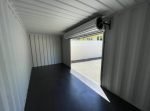 Contentor Marítimo 20 Pés Novo com Porta de Enrolar Lateral – Bege (Viagem Única)