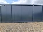 Módulo Pré-fabricado 15m² "Design" (6x2,5m) – Escritório Envídraçado Antracite (Isolado) - Image 12