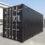 Contentor 20 Pés High Cube (HC) Novo "Primeira Viagem" – Preto (6m x 2,90m)