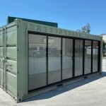 Contentor de Escritório "Glass Studio" 20 Pés – Maxi Janela Deslizante de 4,5m e Ar Condicionado (Novo)