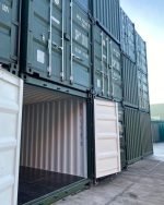 Contentor Marítimo 20 Pés High Cube (HC) – Verde (Novo Primeira Viagem - Altura Extra 2,89m)