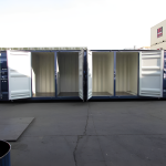 Contentor 40 Pés High Cube "Multibox" – 8 Portas Laterais (Self Storage / Estaleiro)