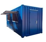 Contentor de 20 Pés Equipado "Quiosque Bar" – Isolado com 2 Portas de Venda - Image 8