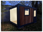 Módulo Contentor Habitacional 4x3m "Aménagé" – Design Moderno em Madeira IPE (Janela Panorâmica) - Image 2
