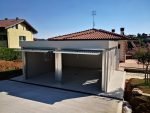Garagem Pré-fabricada Dupla 6x6m Isolada – 2 Lugares de Estacionamento com Portões Basculantes Motorizados - Image 3