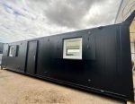 Contentor Modular 40 Pés Escritório/Cantina – Design "Black Edition" com Amplas Vidraças (Antivandalismo) - Image 6