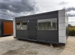 Pavilhão Modular Escritório 3x6m (18m²) – Vidrado com Porta de Vidro (Novo e Isolado) - Image 3