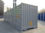 Contentor Marítimo 40 Pés High Cube Open Side – Cinzento Antracite (Novo - Abertura Total 12m) - Image 11