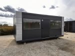 Pavilhão Modular Escritório 3x6m (18m²) – Vidrado com Porta de Vidro (Novo e Isolado) - Image 9