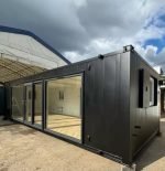 Contentor Modular 40 Pés Escritório/Cantina – Design "Black Edition" com Amplas Vidraças (Antivandalismo) - Image 11