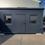 Contentor Escritório Social 15m² (6x2,5m) – Monobloco Isolado 100mm (Pronto a Usar)