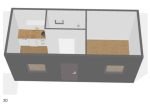 Contentor Social 21m² (7x3m) "Full Pack" – Cozinha, Casa de Banho com Duche e Vestiário (Isolamento 100mm) - Image 8