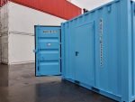 Contentor Oficina 10 Pés – Caixa de Armazém Blindada com Porta Lateral - Image 2