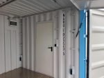 Contentor Oficina 10 Pés – Caixa de Armazém Blindada com Porta Lateral - Image 5