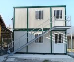 Monobloco Escritório 6m com Casa de Banho e Duche – Estrutura Reforçada Empilhável com Ar Condicionado