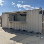 Contentor de 20 Pés Equipado "Snack Bar" – Cozinha Completa (Frigoríficos, Exaustor, Fritadeira)