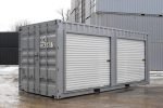 Contentor de 20 Pés Modificado com 2 Portas de Enrolar Laterais (Repintado)