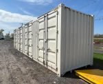 Contentor 40 Pés High Cube "Open Side" – Abertura Lateral Total (4 Portas de Livro)