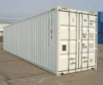 Contentor 40 Pés High Cube (HC) Novo "Primeira Viagem" – Branco (12m x 2,90m)